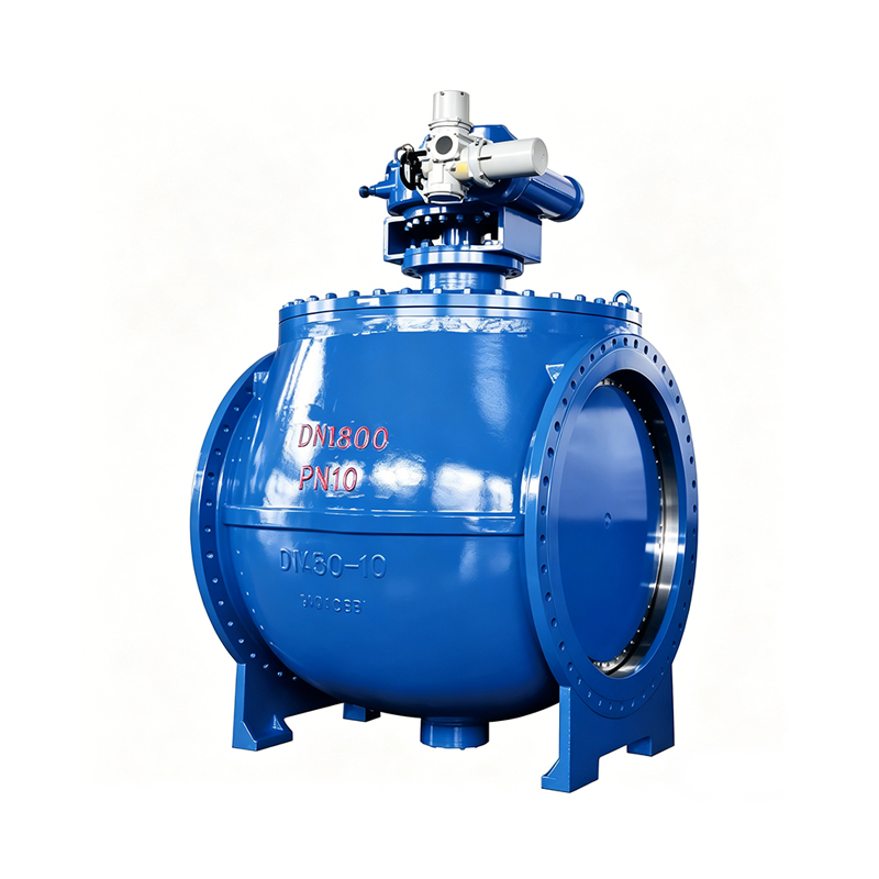 Eccentric Hemispherical Valve-Top-Mounted Full Bore Structure