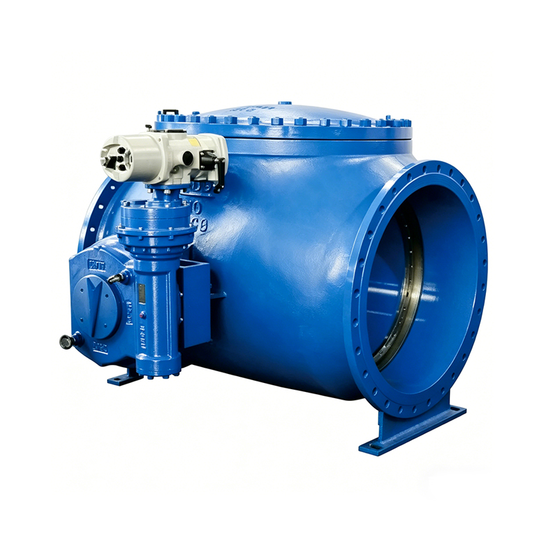 Enccentric Hemispherical Valuve-Top-Mounted Horizontal Shaft Flat Bottom Full Bore Structure