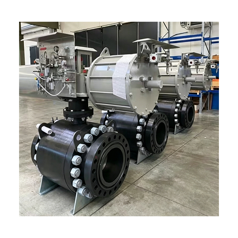 Pneumatic Shut-off High Pressure Ball Valve